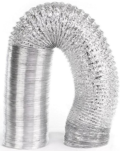 Intelmann Alu-Flexschlauch 10m Ø 160 mm + 2 Edelstahl Schlauchschellen (80 100 125 150 160 200)