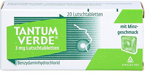 Tantum Verde Lutschtabletten mit Minz-Geschmack 3 mg | 20 Stück
