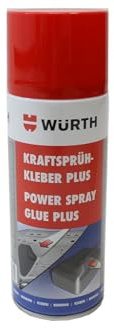 wuerth FLO10057 Würth Sprühkleber Power Plus, transparent, 1 - Pack