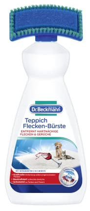 Dr. Beckmann Teppich Flecken-Bürste | Teppichreiniger zur Entfernung selbst hartnäckiger Flecken und Gerüche | inkl. Bürstenapplikator | 650 ml