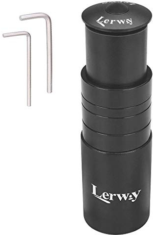 LERWAY Fahrrad Vorbau Höhenadapter Lenkererhöhung für Radsport MTB Mountainbike Lenker Legierung Aluminium 28.6mm 1 1/8" 120mm mit Sechskantschlüssel Schwarz