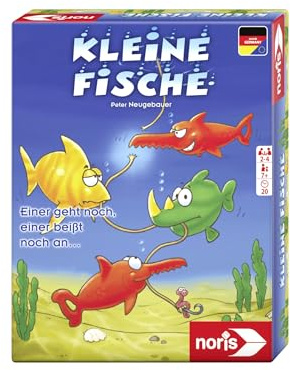 noris 606187098 - Kleine Fische - Für alle flinken Kartenspieler, die Nicht gerne im Trüben fischen, ab 7 Jahren