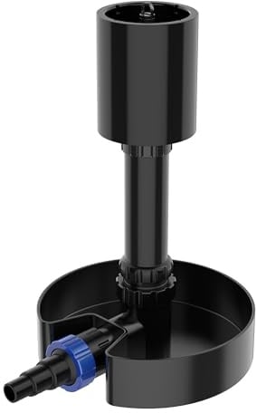 SunSun CSP-40 Standskimmer für Teiche bis 40 m², max. 16.000 l/h, Skimmer als Blättersammler für Gartenteich Teichpflege, zum Anschluss an Pumpe
