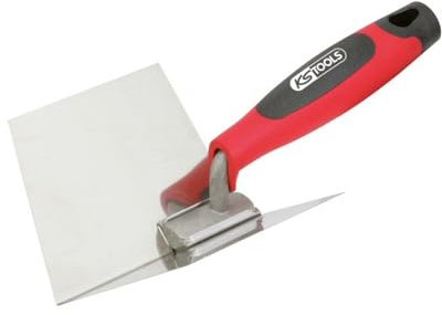 KS Tools 144.0240 Edelstahl Innen-Eckenkelle, 125mm Rot