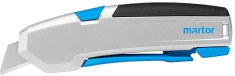 MARTOR SECUPRO 625 Sicherheitsmesser, Automatischer Klingeneinzug und Zangengriff, Ergonomisches Design, Sicherheitscutter für Industrie und Handwerk