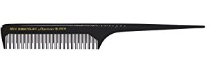 HERCULES SÄGEMANN - 189R-499R Toupierkamm | 8 Zoll Kamm mit Toupier-Zähnen für schnelles Styling | Stielkamm für Locken-Wickler, Dauerwelle und Haarstyling