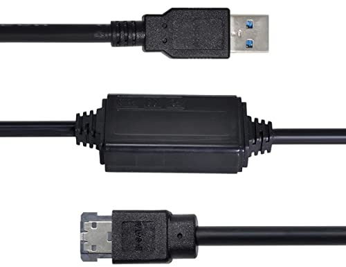 chenyang USB 3.0 auf Power eSATA Adapter USB zu HDD/SSD/ODD Konverter eSATA zu USB Kabel 1.0M