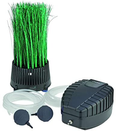OASE 57071 Teichbelüfter OxyTex Set 500, Teichbelüftung, Sauerstoffversorgung, Belüftungspumpe, Filtermedium