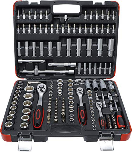 BGS Diy 2283 | Steckschlüssel-Satz | Antrieb 6,3 mm (1/4) / 10 mm (3/8) / 12,5 mm (1/2) | 172-tlg.