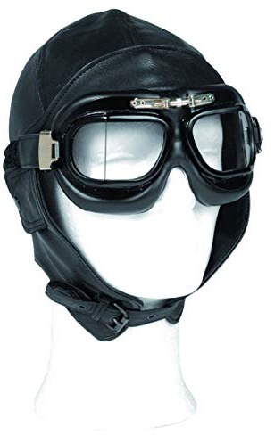 Mil-Tec Unisex -12425002 Flughelm, Schwarz, GR.XL 61-62 EU