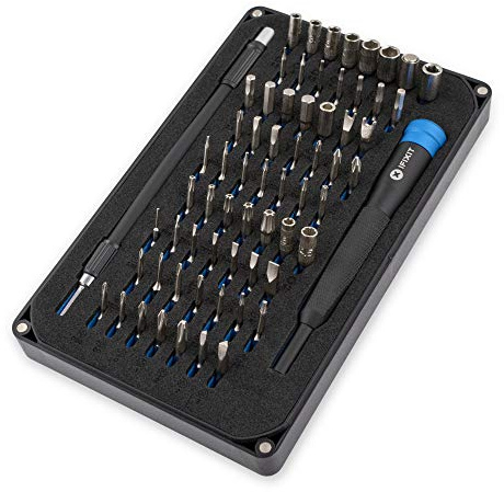 iFixit Mako Precision Bit Set, Bit-Kit mit 64 Bits (4 mm) und Präzisions-Schraubendreher für die Reparatur von Smartphone, Konsole, Laptop & Co.
