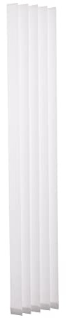 Ventanara® 19 Lamellen einzeln weiß 89mm Ersatzlamellen für Lamellenvorhang Vertikaljalousie 180 cm