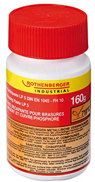 ROTHENBERGER Industrial Flussmittelpaste LP5 für Installationen mit Kupferrohren, 160g - 035610E