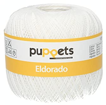 Puppets Eldorade Stärke 12, 50g, 4574012-07001, Farbe:7001, Häkelgarne