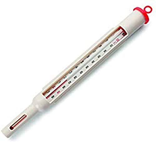 LACOR 62532 Thermometer Milch, Kristall, transparent, 21 x 2 x 2 cm | Langlebiges Profi-Utensil; entwickelt für optimale Leistung und schnelle, unkomplizierte Reinigung in der Spülmaschine