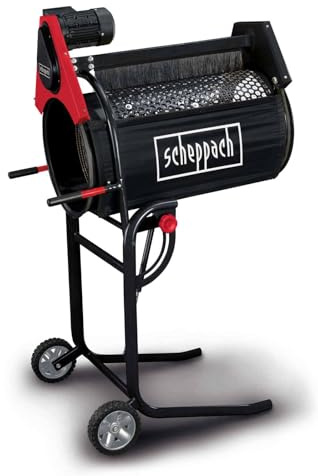 Scheppach Rollsieb RS350 (250 Watt, Siebtrommel-Länge: 800mm -Ø: 400mm, Drehzahl: 42 min-1, Materialdurchsatz: 3m³/h, neigbare Trommel)