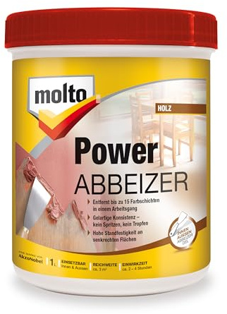 Molto Power Abbeizer, Zum Entfernen von alten Anstrichen, 1 kg