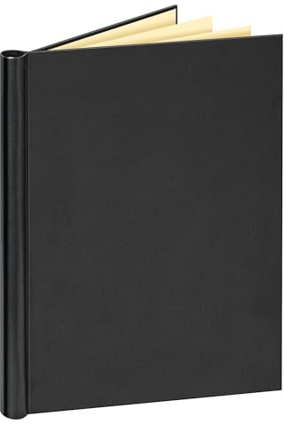 VELOFLEX 4944080 - Klemmbinder DIN A4, mit Leinenstruktur, Füllmenge max. 150 Blatt, Klemmmappe schwarz