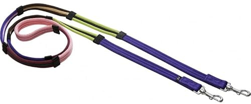 Ekkia Padded Training Reins Size:Shetty, Multicolor
