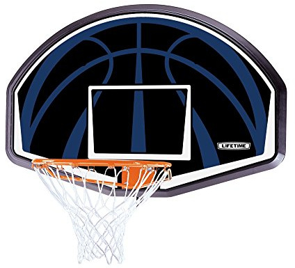 Lifetime Basketball Backboard Dallas Wandmontage 44 Zoll Basketballkorb mit Netz Basketball Backboard für Kinder Basketballbrett inklusive Korb und Netz Basketballring Indoor Outdoor