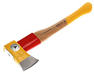 OCHSENKOPF SPALT-FIX-Beil ROTBAND-PLUS, Hickory-Holzgriff, geschmiedet, 1250 g, Forst- und Gartenarbeit, OX 10 H-1207