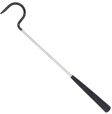 Terra Exotica Schlangenhaken aus Edelstahl gummiert – Snake Hook für Reptilien Handling – Feste Längen 50/70/96/105 cm & Teleskop 15–65/45–102 cm (50 cm)