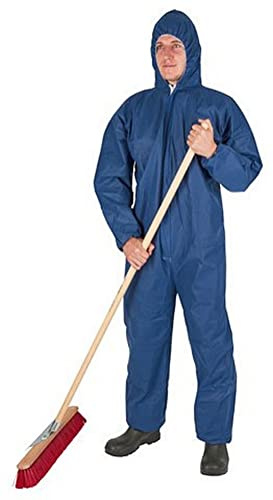 Kerbl 3434 Polypropylen Einweg Overall, Größe XXL, blau