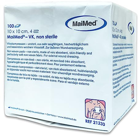 Maimed Vlieskompressen unsteril 4-lagig 100 Stück