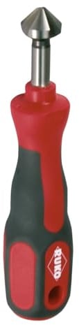 RUKO Handentgrater mit Senker - HSS, Präzisionswerkzeug zum Entgraten und Versenken von Bohrlöchern, Durchmesser 12,4 mm
