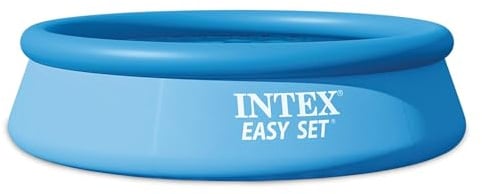 INTEX "Easy Set" XL Pool rund Aufstellpool 305 x 76 cm, Volumen 3.853 l, Großer Aufblasbarer Pool Garten – Aufstellpool Schwimmbecken Kinder ab 6 Jahren, blau (28120NP)