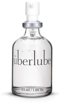 Überlube Silikonbasierend Gleitgel - Silikonschmiermittel mit Vitamin E - Latexkondomsicher Gleitcreme Geruchs-und Geschmacksneutral, Rückstandsfrei, Funktioniert auch Unter Wasser - 55ml