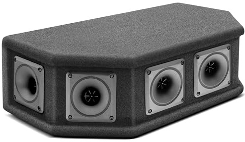 PylePro 300 Watt DJ Lautsprecher Boxen, Party Lautsprecher Passiv Robuste PA Box als Musikanlage 6-Wege-Speaker System, Musikbox für Anlagen mit schwarzem Teppichbezug, Stereo Speaker mit Montage