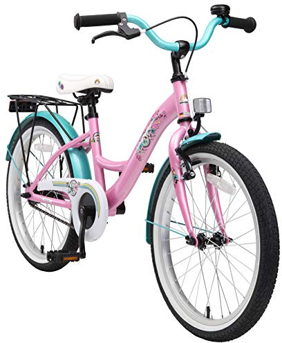 BIKESTAR Kinderfahrrad für Mädchen ab 6 Jahre | 20 Zoll Kinderrad Classic | Fahrrad für Kinder Pink | Risikofrei Testen