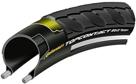Continental Trekking-Reifen Top Contact 2, Schwarz Reflex, 47 - 622, 0100439
