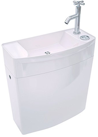 Wirquin 50720090 Iseo Spülkasten mit niedrigem Handwaschbecken
