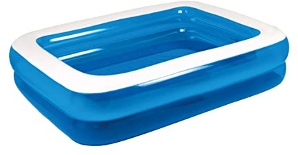 Benross Sun Club 83390 Aufblasbarer rechteckiger Familien-Schwimmbecken, 200 x 150 x 50 cm, 440 L, ab 6 Jahren