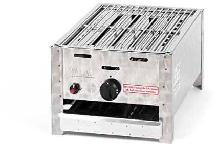 LAG Gasgrill 1-flammig 3,65 kW mit Grillrost, Grill, Gastrobräter, Profigrill Verein