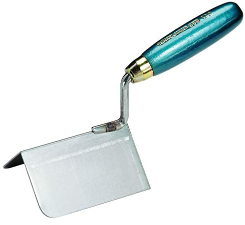 Jung Henkelmann Außeneckenkelle (Carbonstahl, Holzgriff, 90° Winkel, Maße 100x60) 88810000