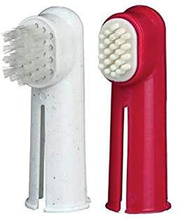 Trixie Zwei Zahnbürste Set für Hunde und Katzen 6 cm