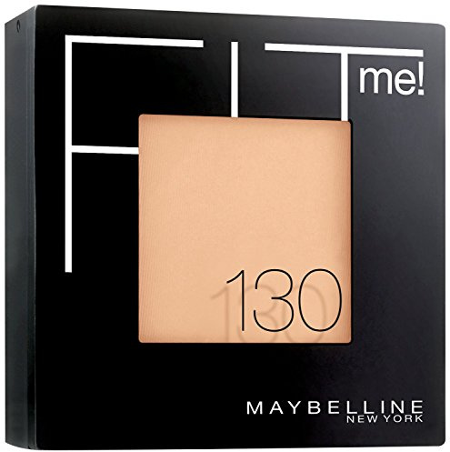 Maybelline New York Puder, Mattierend, porenverfeinernd und langanhaltend, Fit Me! Matte + Poreless, Nr. 130 Buff Beige, 1 x 9g