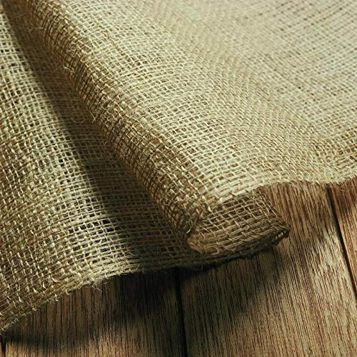 NOOR Jute-Zuschnitt Standard 1,8 x 6 m I Jute-Rolle zum Adventskalender selber basteln, als Deko-Material oder als Frostschutz für Pflanzen I Jute-Winterschutz für Topf- und Kübelpflanzen I Natur