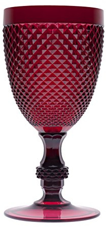 Excelsa Diamond Kelch 39 cl, Kunststoff, Rot, 9.2 x 9.2 x 18.5 cm