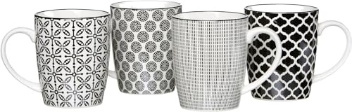 Ritzenhoff & Breker Kaffeebecher-Set Takeo, 4-teilig, 350 ml