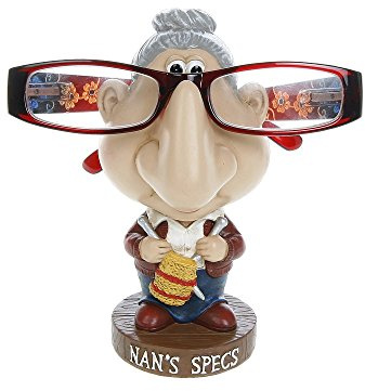 ukgiftstoreonline Bd Brille, Halterung für Brille, Halterung – Neuheit Geschenk – Oma, Braun