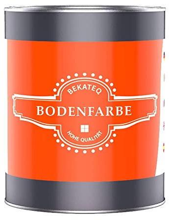 BEKATEQ Betonfarbe Anthrazitgrau 1l Bodenbeschichtung, Fußbodenfarbe für außen & innen I Bodenfarbe, Betonversiegelung & abriebfester Bodenbelag für Werkstattboden, Keller, Garage, Industrie BE-700