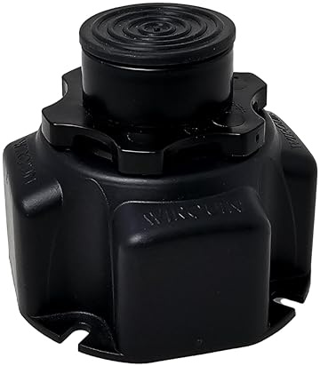 Wirquin 30719799 Set 4 Füße Duschtasse Schwarz