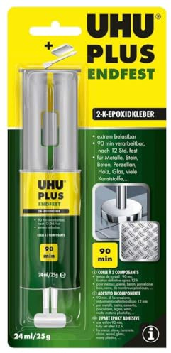 UHU PLUS endfest 90 min Doppelkammerspritze, Infokarte