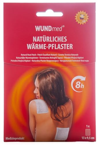 Wundmed Wärme Pflaster 13 x 9,5 cm, 50er Pack | Wärmende Anwendung zur gezielten Linderung – 50 Stück im Vorteilspack