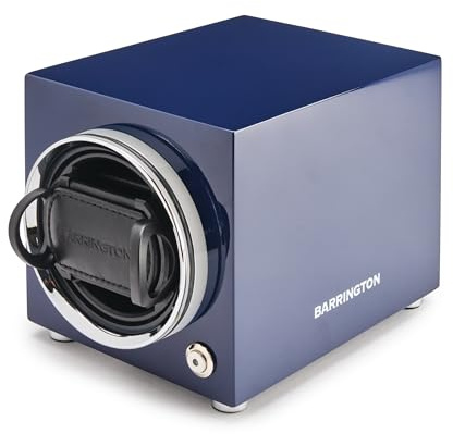 BARRINGTON | Uhrenbeweger Box für Einzeluhren - Midnight Blue Standardkissen