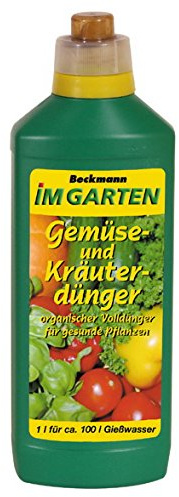 Beckmann im Garten Gemüse und Kräuterdünger 1 Liter